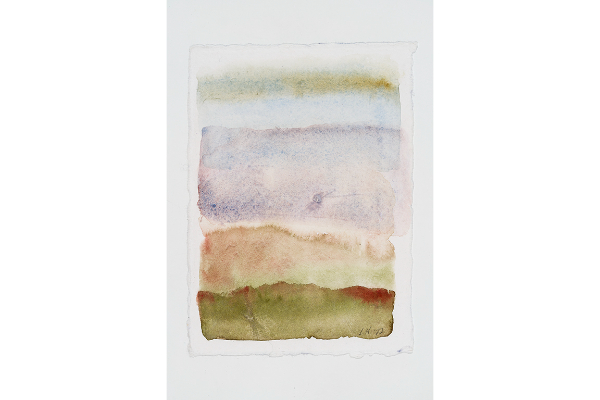 Transported XIII, Watercolour on Nujabi, 5x7 in.